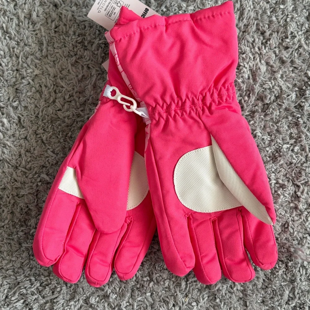 NWT•Super Mario•Princess Peach Girls’ Ski Gloves | Small/Medium